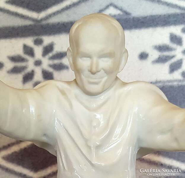 Very rare - ii. Porcelain statue of Pope John Paul, 30 cm !!!!!!!!