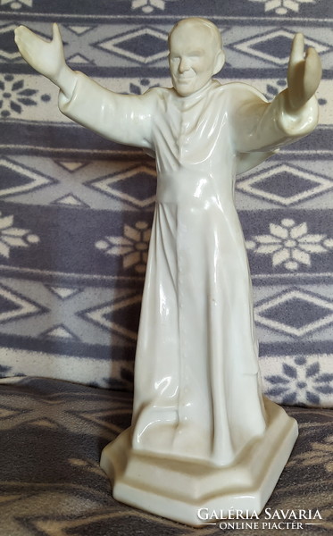 Very rare - ii. Porcelain statue of Pope John Paul, 30 cm !!!!!!!!