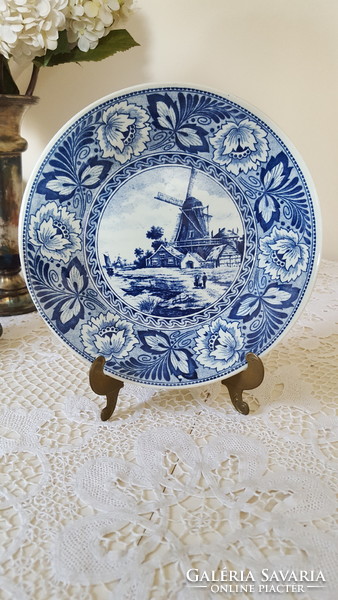 Old Dutch Boch Delft decorative plate, wall decoration