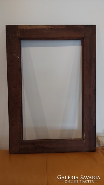 Old wooden picture frame, internal size 56.5x34.5 cm