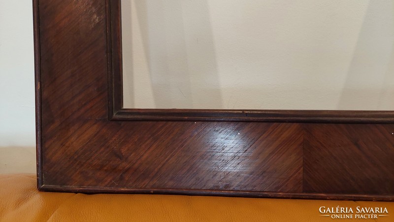Old wooden picture frame, internal size 63x48 cm
