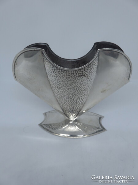 Hungarian art deco silver napkin holder