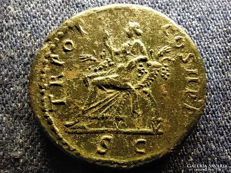 Római Birodalom Traianus (98-117) Dupondius TR POT COS II PP SC (id8466)