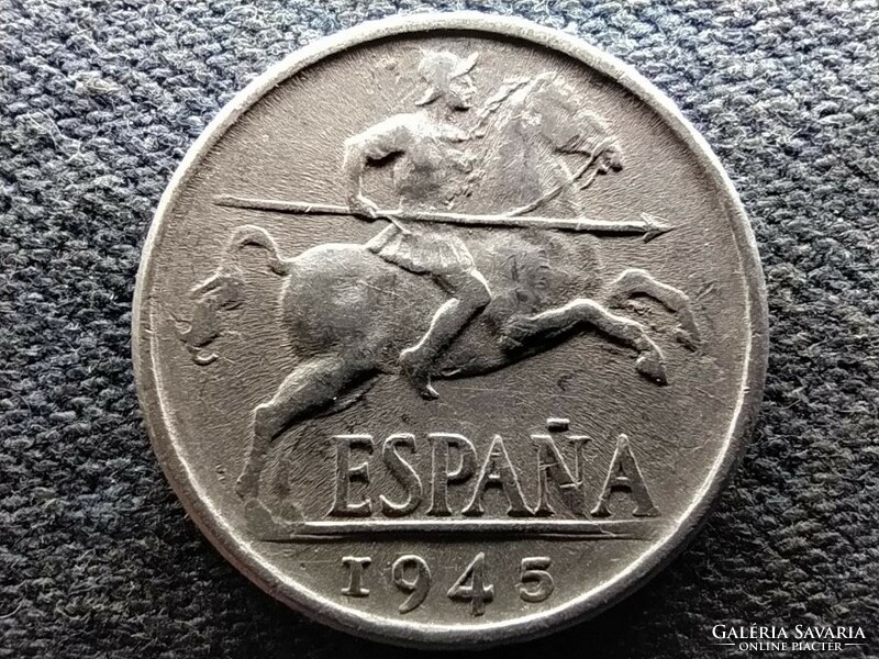 Spanyolország Ibériai lovas 10 Centimos 1945 (id72223)
