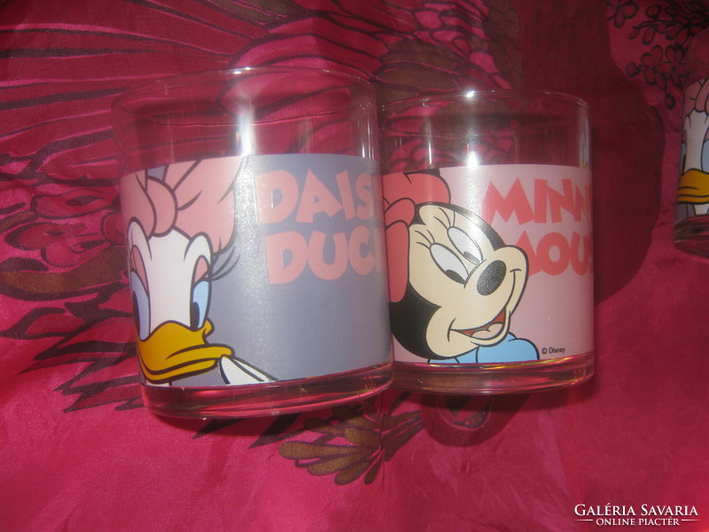 Minnie mouse és  Daisy duck üveg pohár