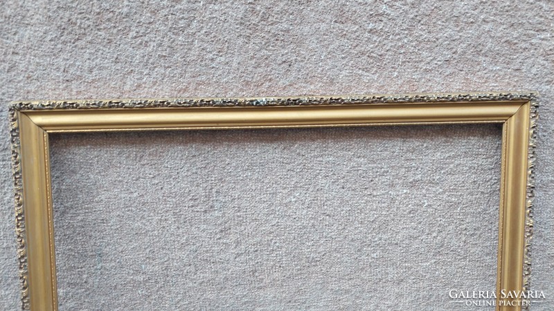 Vágható arany-fa képkeret, belső méret 71x71 cm