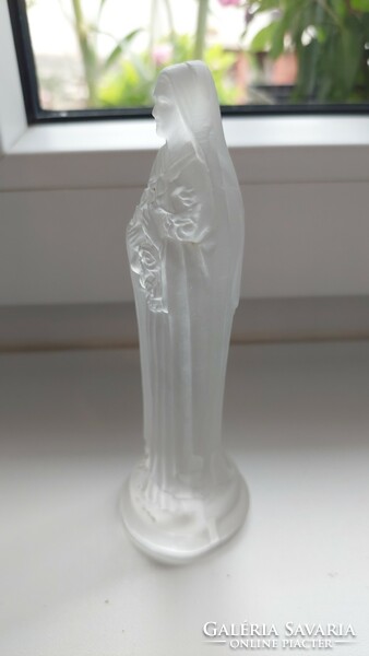 Vallásos üveg szobor