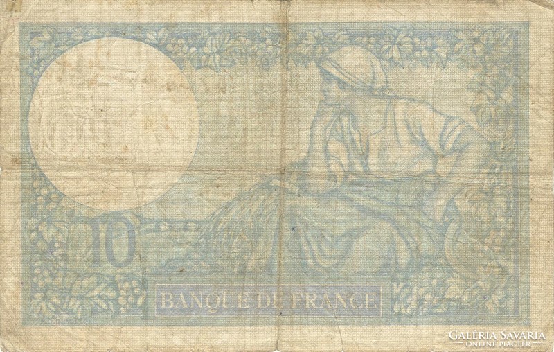 10 French francs 1939 France