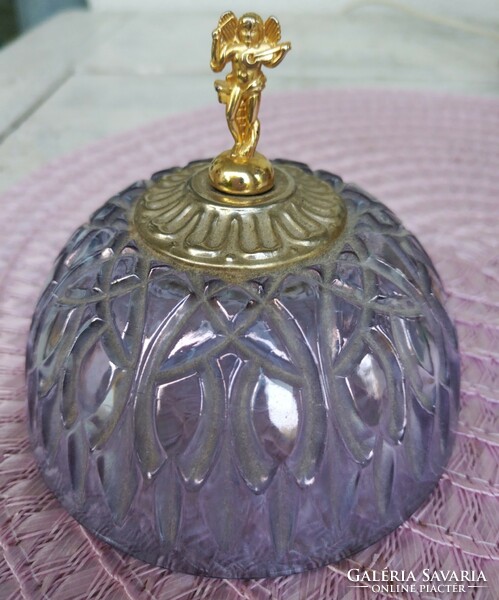 Crystal-wood elegant table lamp, bedside lamp