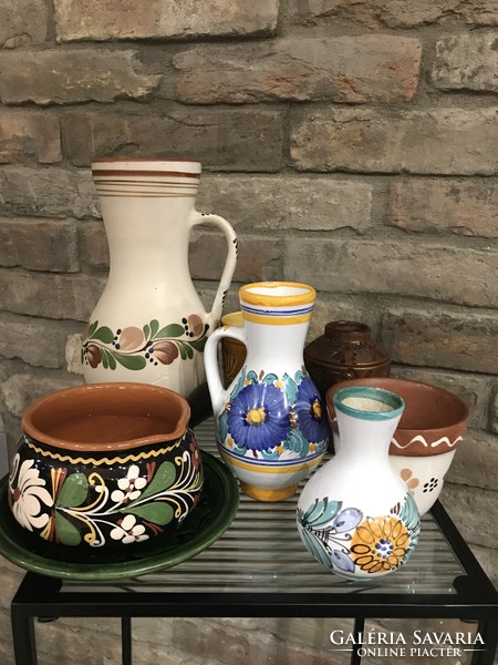 Hungarian ceramics 8 pcs