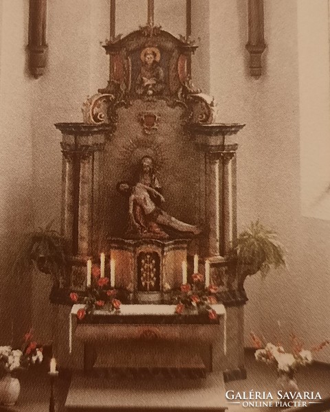 Képeslap a Rheda-Wiedenbrücki Ferences templomban található Pieta-ról