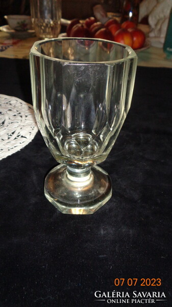 Bidermeier  , pohár ,   7,5 x 13,7  cm