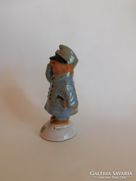 Svejk, the waist soldier - vintage Czechoslovak ceramic figure 15 cm