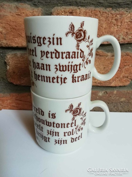 German porcelain mugs