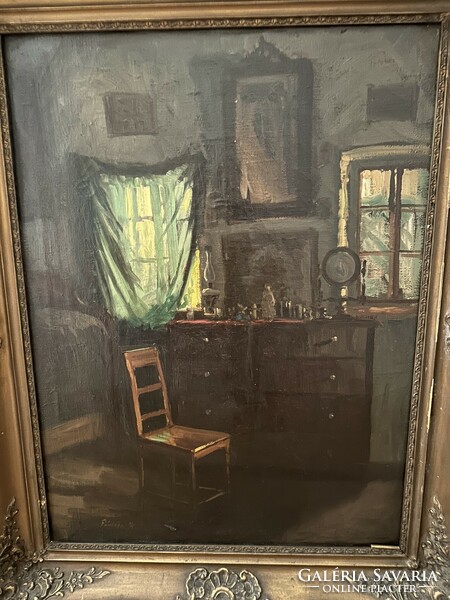 Interior oil on canvas