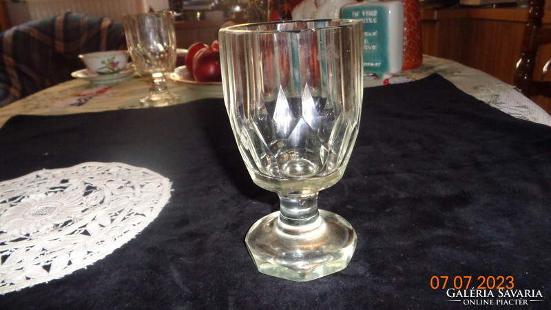 Bidermeier, glass, 7.5 x 13.7 cm