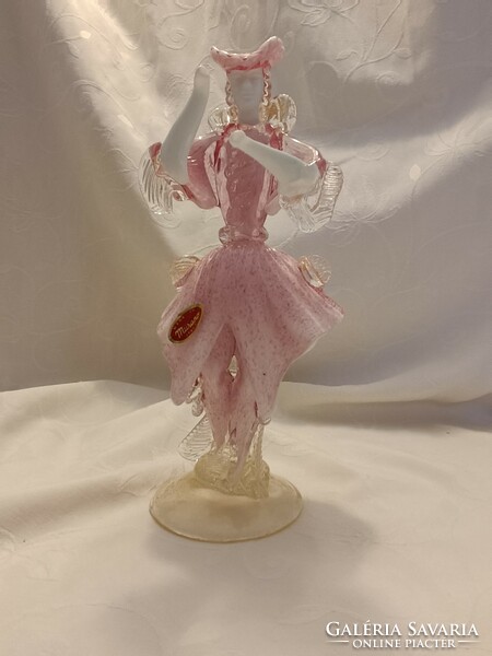 Pair of vintage Murano statues