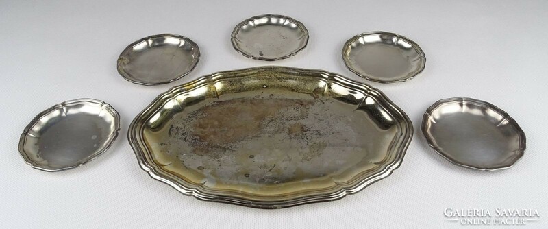1N921 old silver plated wmf bowl set 6 pieces