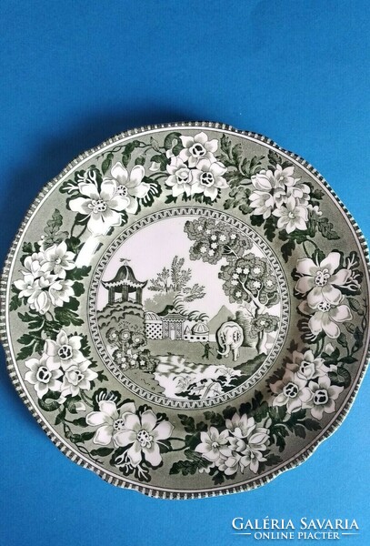 Angol Oriental Garden Royal Staffordshire porcelán falidísz dísztányér