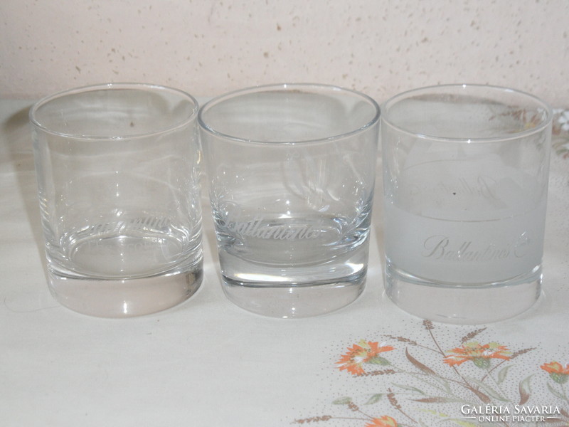 Ballantines glass cup (3 pcs.)