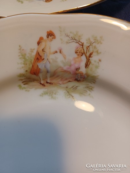Lengyel porcelán lapos tányér