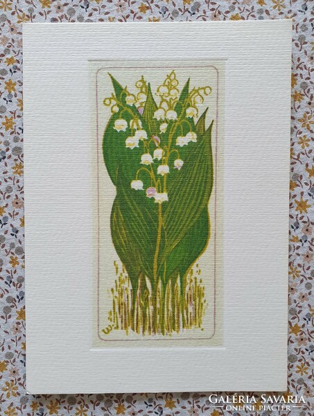 Unicef postcard greeting card greeting card with pure lily of the valley