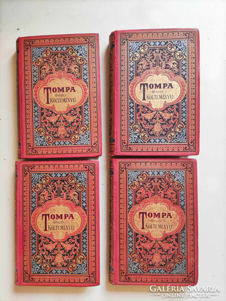 Tompa Mihály összes költeményei I-IV. (1885, Méhner)