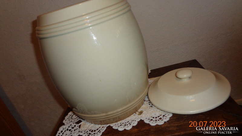 Zsolnay: silke, storage container, 31 cm with lid, rare, beautiful object