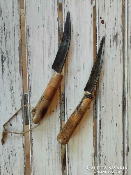 Cutting knives, for cutting sedges, reeds, rushes, canes, forged home-made tools, tools