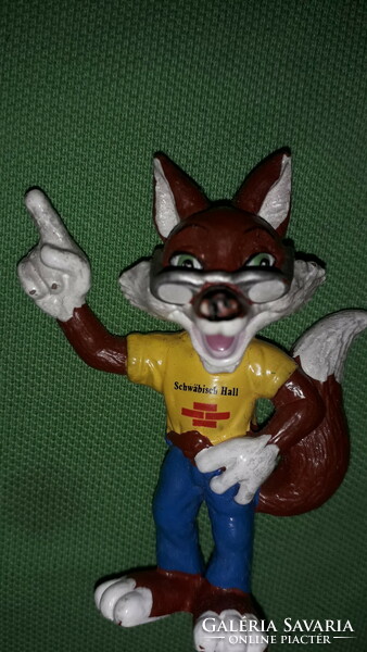 Retro fundamenta fox advertising figure painted rubber collector's condition according to the pictures