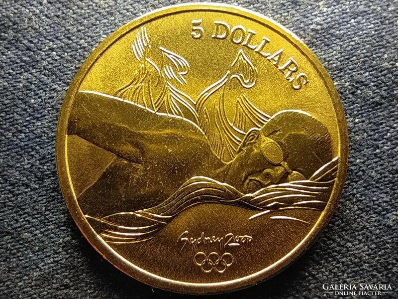 Australia xxvii. Summer Olympics 2000 Sydney Aquatics $5 2000 bu (id78643)