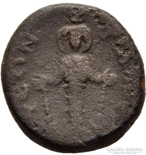 TRAJANUS (98-117) Lydia, Traian & Artemis, Ókori római provinciális bronz érme