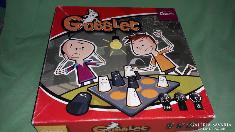 Retro GOBBLET Kids fa játék GIGAMIC logikai játék társasjáték a képek szerint