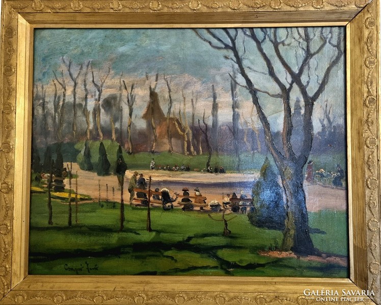 Csapó Jenő 1875 - 1954 festmény
