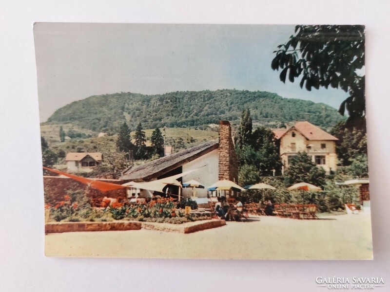 Régi képeslap Balaton fotó levelezőlap Badacsony 1962