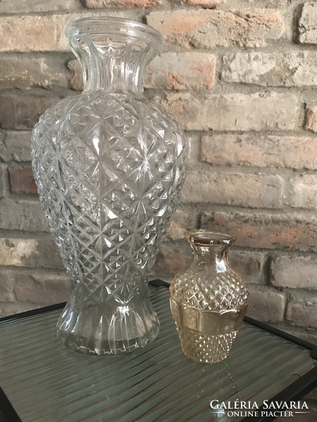 Glass vase 2 pieces