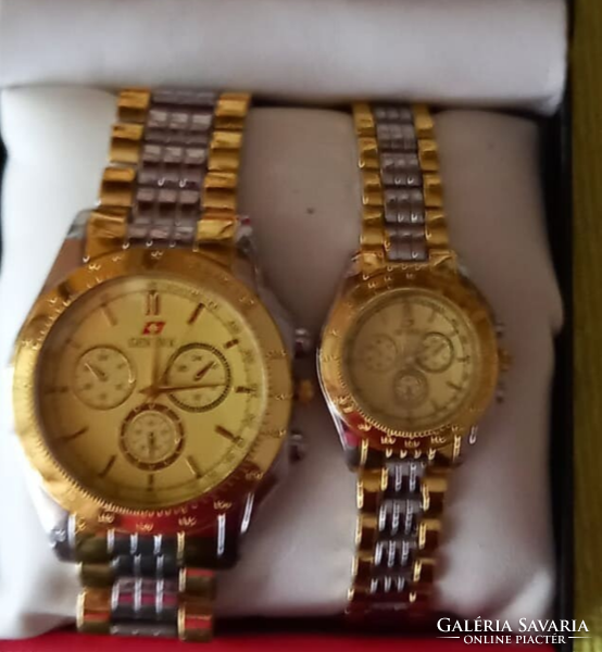 Geneva women's and men's watches