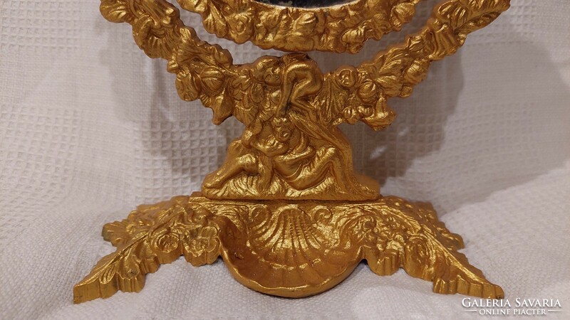 Angelic, copper, tilting table mirror