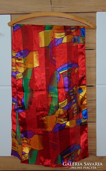 Vintage picasso pattern scarf - '90s