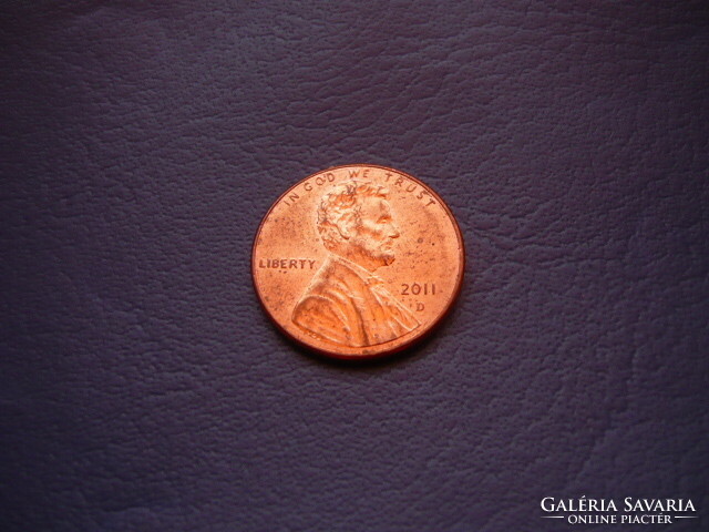 USA 1 CENT 2011 D / LINCOLN CENT! PAJZS!