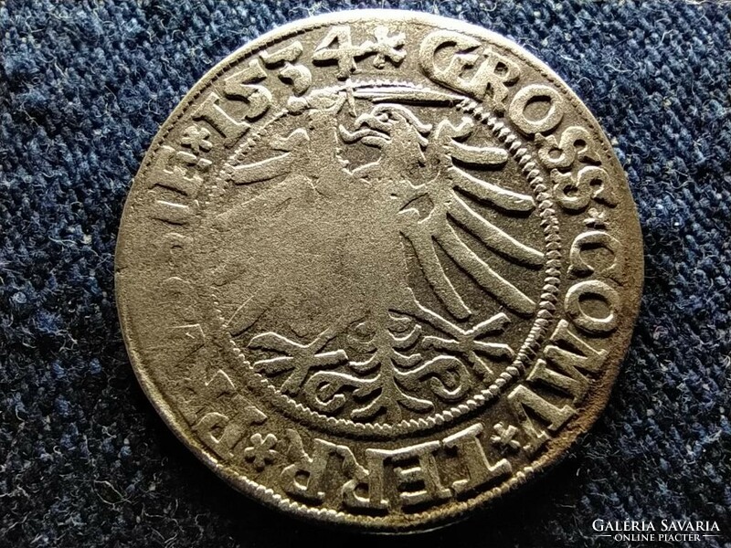 Lengyelország I. (Öreg) Zsigmond (1506-1548) ezüst 1 groszy 1534  (id78911)