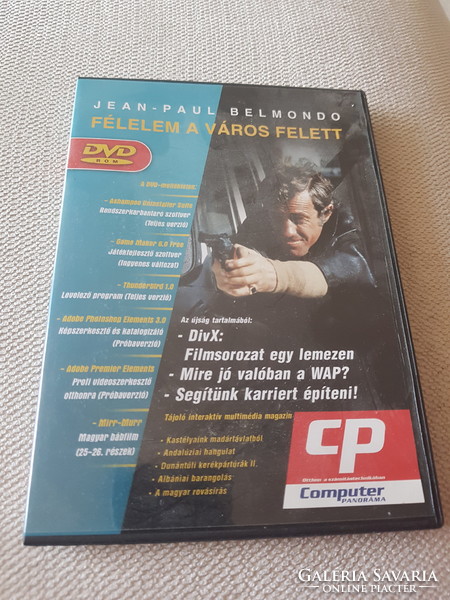 Jean-Paul Belmondo FÉLELEM A VÁROS FELETT Dvd film,  filmek és programok