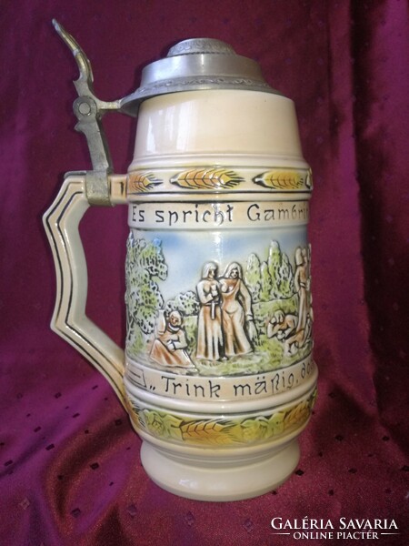 German jar with lid