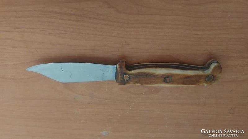 (K) old hunting dagger in leather sheath