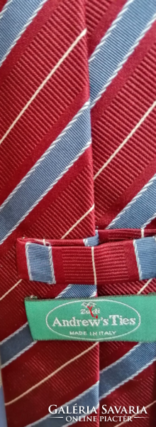5 db nyakkendő,100 % silk, selyem, csíkos, csomagban.(4)