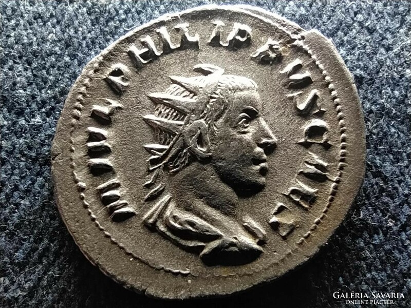 Roman Empire i. Philippus (244-249) silver Antoninian ric 218d principi ivvent (id60132)