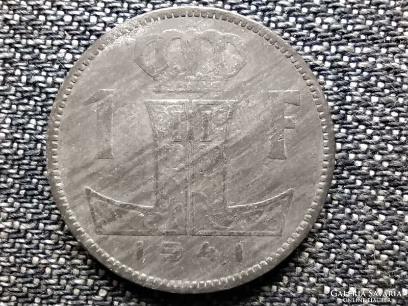 Belgium iii. Lipót (1934-1951) 1 franc (belgique belgie) 1941 (id42122)