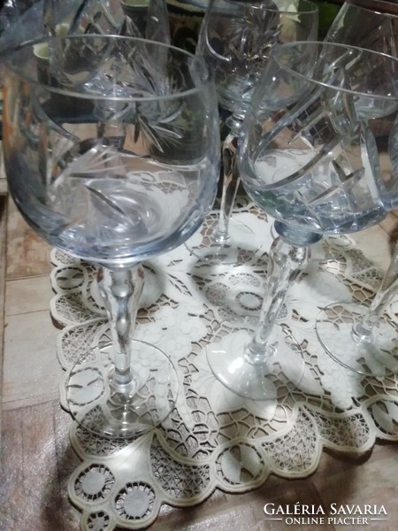 Antique crystal glasses in perfect condition 3