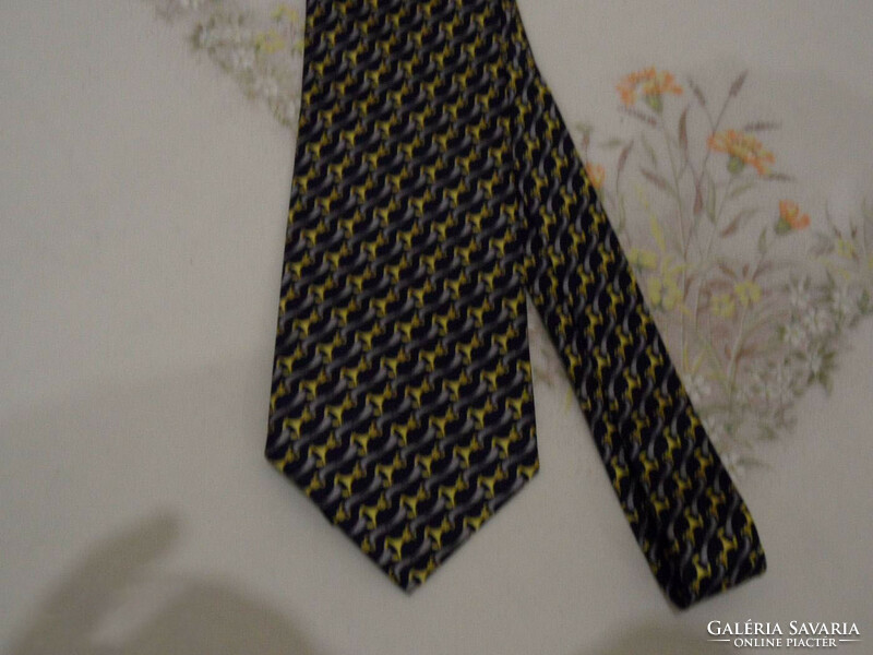 Lovas, kantáros selyem nyakkendő