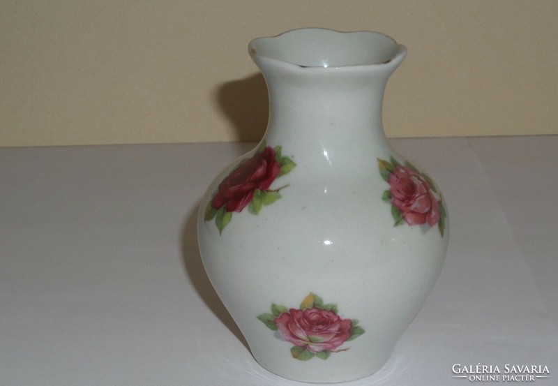 Old aquincum rose porcelain vase
